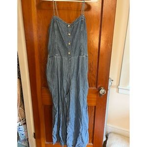 Abercrombie Denim Jumpsuit L